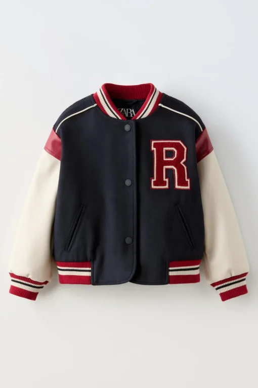 CAZADORA BOMBER VARSITY