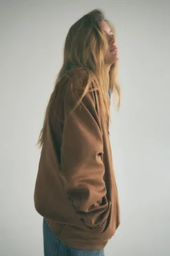 CHAQUETA BOMBER EFECTO ANTE