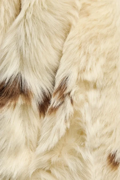 CHAQUETA EFECTO PELO ESTAMPADO ANIMAL