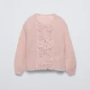 CHAQUETA PUNTO FLORES