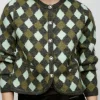 CHAQUETA PUNTO JACQUARD ROMBOS