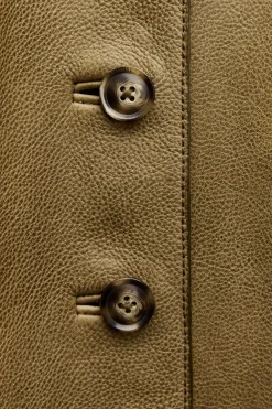 CHAQUETA RECTA PIEL 100% ZW COLLECTION