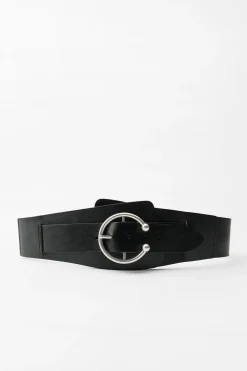 CINTURÓN PIEL HEBILLA PIERCING