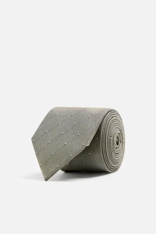 CORBATA SEDA - ALGODÓN PUNTOS