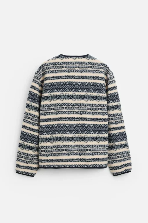 CÁRDIGAN CREMALLERA JACQUARD