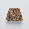 FALDA BERMUDA ANIMAL PRINT