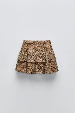FALDA BERMUDA ANIMAL PRINT
