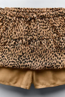 FALDA BERMUDA ANIMAL PRINT
