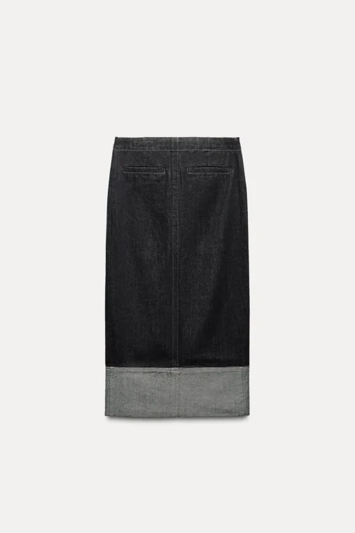 FALDA DENIM ABERTURA ZW COLLECTION