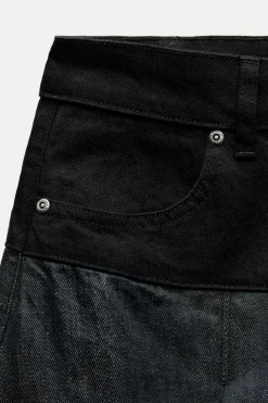 FALDA DENIM COMBINADA ZW COLLECTION