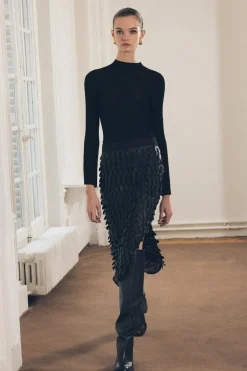 FALDA MIDI COMBINADA