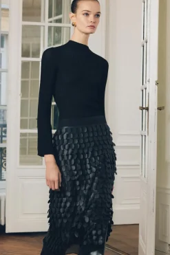 FALDA MIDI COMBINADA