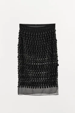 FALDA MIDI COMBINADA