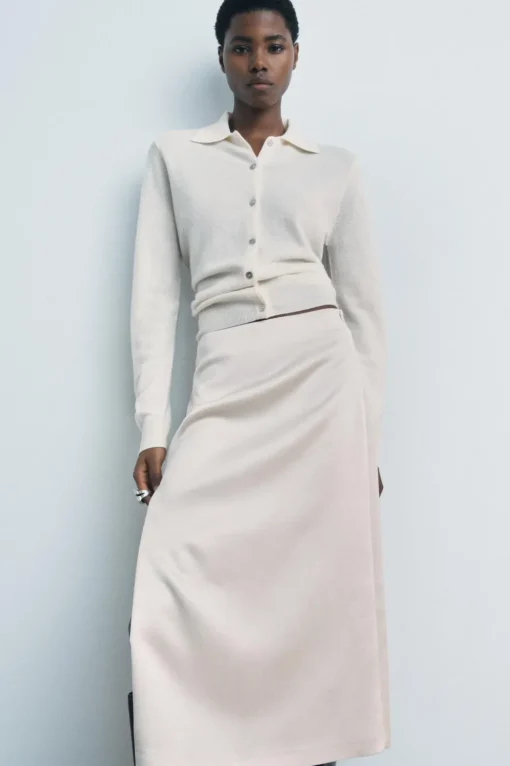 FALDA MIDI CREMALLERA ZW COLLECTION