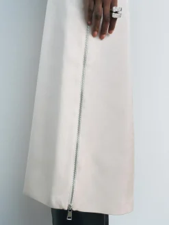 FALDA MIDI CREMALLERA ZW COLLECTION