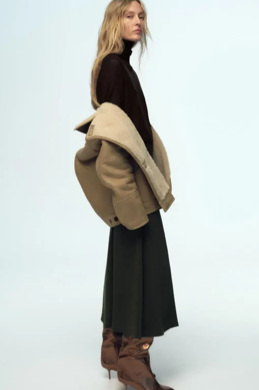 FALDA MIDI CREPE