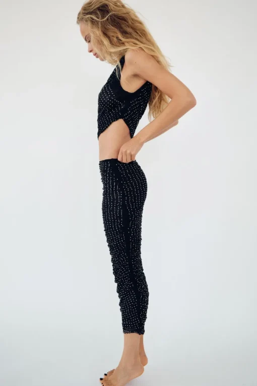 FALDA MIDI ENCAJE JOYAS