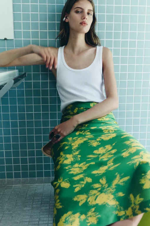 FALDA MIDI ESTAMPADA LIMITED EDITION