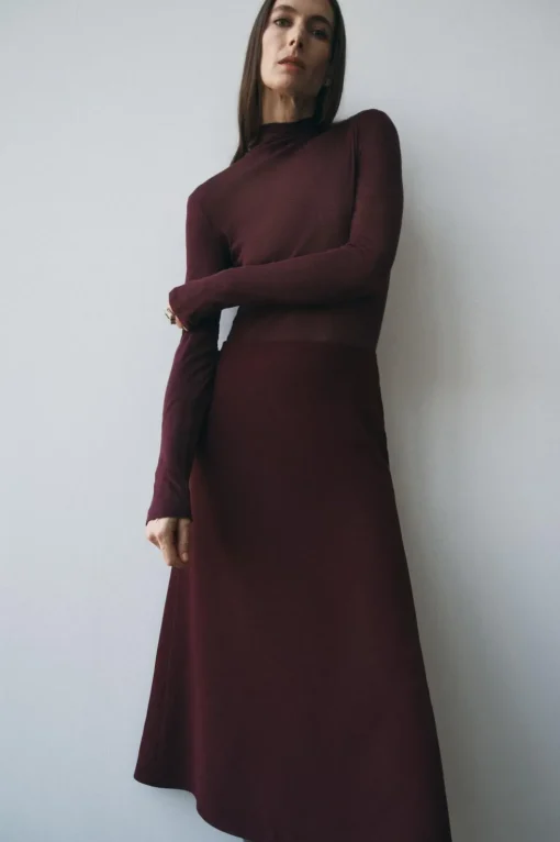 FALDA MIDI GODETS ZW COLLECTION
