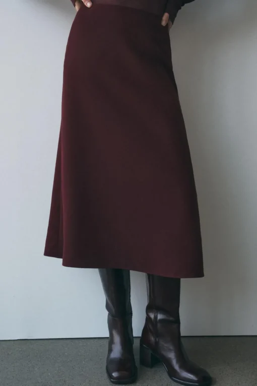FALDA MIDI GODETS ZW COLLECTION
