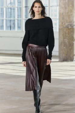 FALDA MIDI PLISADA ZW COLLECTION