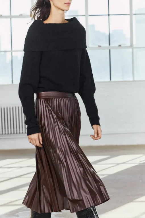 FALDA MIDI PLISADA ZW COLLECTION