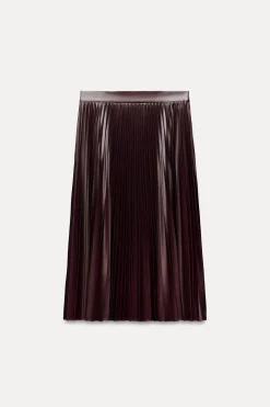 FALDA MIDI PLISADA ZW COLLECTION