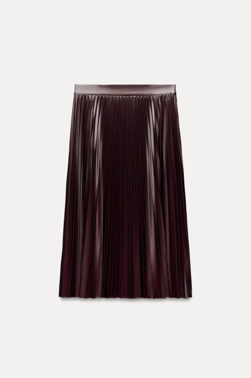 FALDA MIDI PLISADA ZW COLLECTION