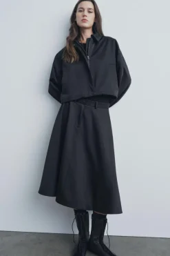 FALDA MIDI VOLUMEN ZW COLLECTION
