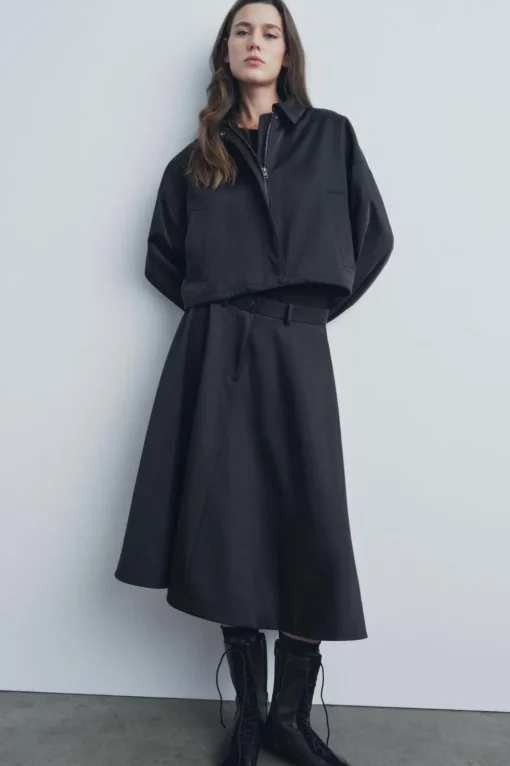 FALDA MIDI VOLUMEN ZW COLLECTION