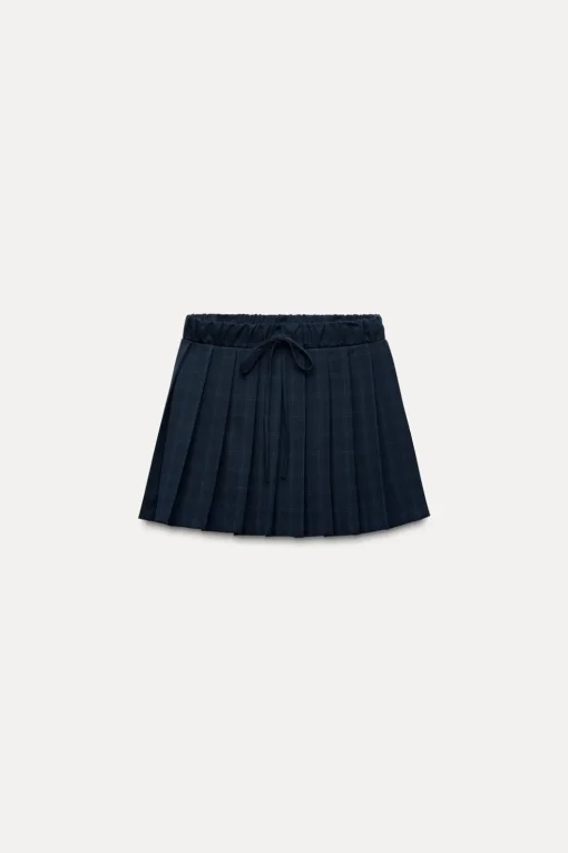 FALDA MINI CUADROS TABLAS