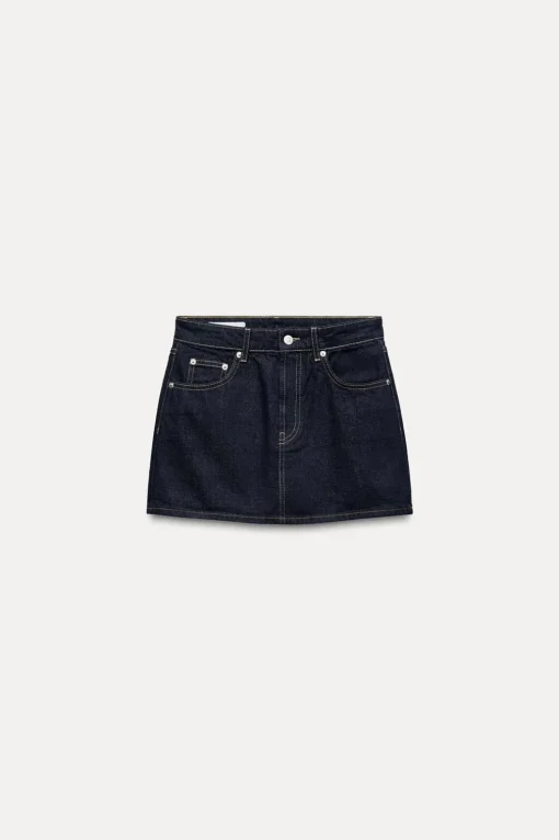 FALDA MINI DENIM TRF