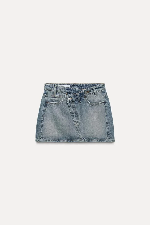 FALDA MINI DENIM TRF