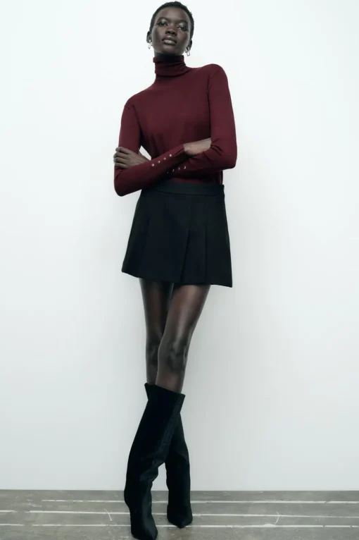 FALDA PANTALÓN PLIEGUES