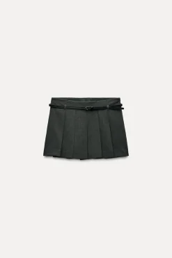 FALDA PANTALÓN TABLAS CINTURÓN