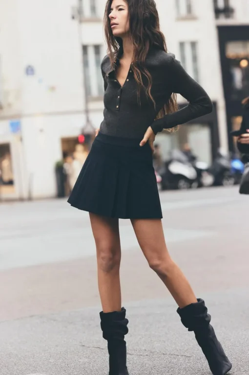 FALDA PANTALÓN TABLAS RAYA DIPLOMÁTICA
