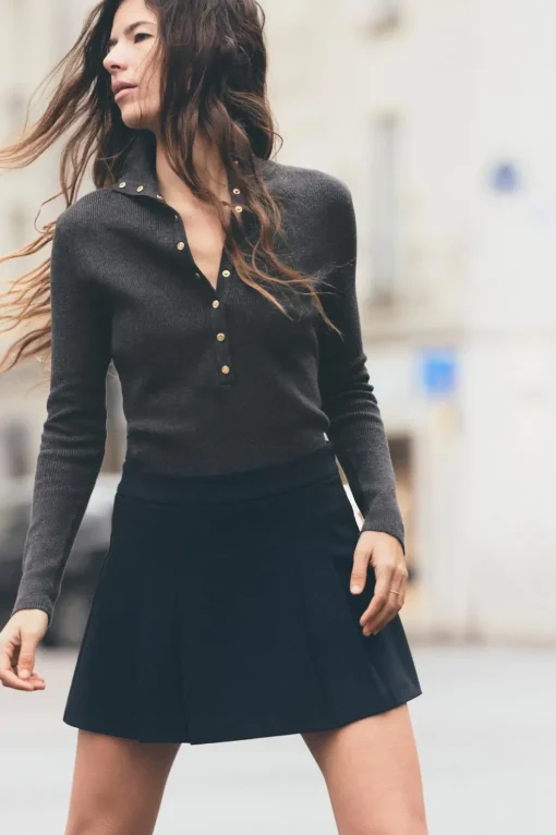 FALDA PANTALÓN TABLAS RAYA DIPLOMÁTICA
