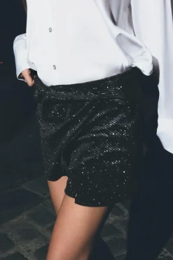 FALDA PANTALÓN TERCIOPELO BRILLO