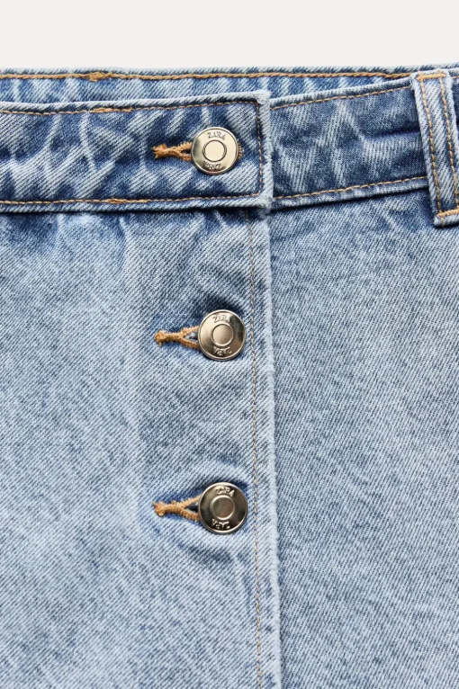FALDA PANTALÓN Z1975 DENIM CRUZADA