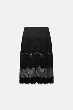 FALDA TUBO CROCHET ZW COLLECTION