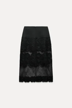 FALDA TUBO CROCHET ZW COLLECTION