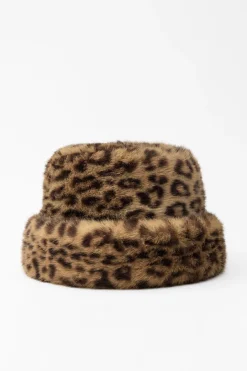 GORRO EFECTO PELO ESTAMPADO ANIMAL