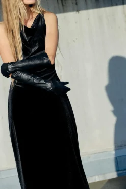 GUANTES LARGOS PIEL