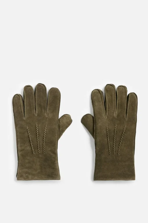 GUANTES PIEL COMBINADO