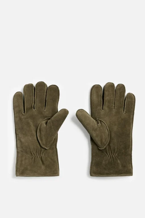 GUANTES PIEL COMBINADO