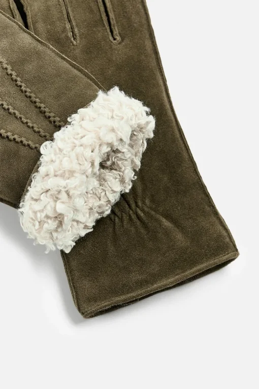 GUANTES PIEL COMBINADO