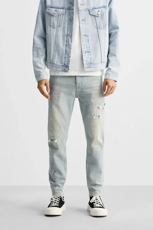 JEANS SKINNY PARCHES