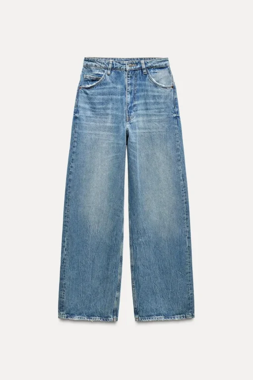 JEANS TRF RELAXED OVERSIZE TIRO MEDIO