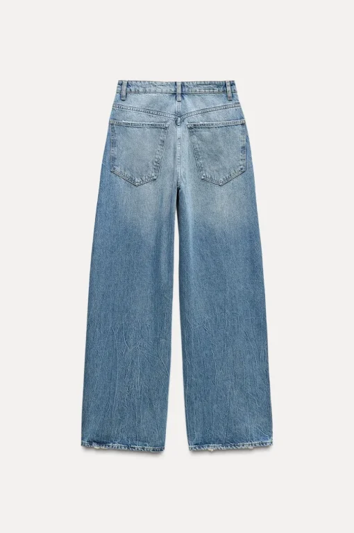 JEANS TRF RELAXED OVERSIZE TIRO MEDIO