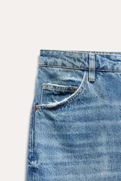 JEANS TRF RELAXED OVERSIZE TIRO MEDIO